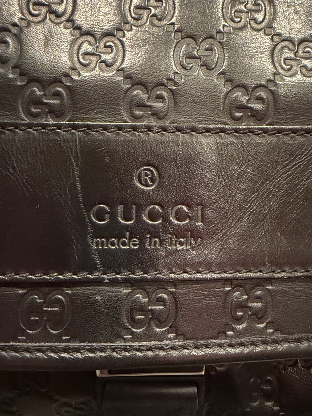 GUCCI Guccissima Crossbody with Box - Picture 7 of 15